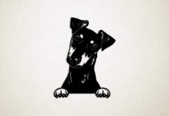 Wanddecoratie - Hond - Manchester Terrier 3