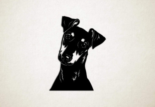 Wanddecoratie - Hond - Manchester Terrier 4