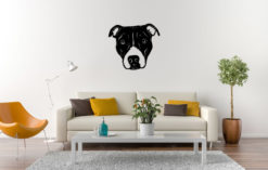 Wanddecoratie - Hond - Pitbull 3