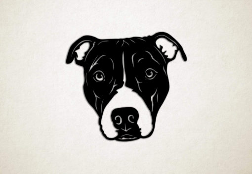 Wanddecoratie - Hond - Pitbull 3