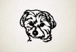 Wanddecoratie - Hond - Malteser 3