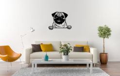 Wanddecoratie - Hond - Pug 2