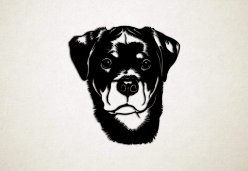 Wanddecoratie - Hond - Rottweiler 5