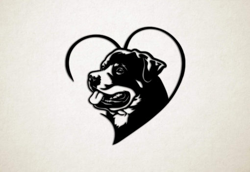 Wanddecoratie - Hond - Rottweiler 16