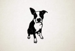 Wanddecoratie - Hond - Staffordshire Terrier 3