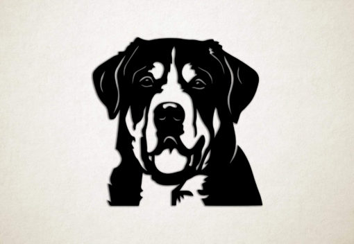 Wanddecoratie - Hond - Zwitserse sennenhond 4