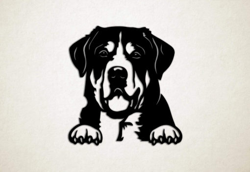Wanddecoratie - Hond - Zwitserse sennenhond 5