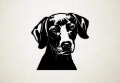 Wanddecoratie - Hond - Weimaraner