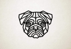 Wanddecoratie - Hond - Pug