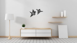 Wanddecoratie - Origami vogels
