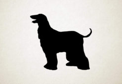 Silhouette hond - Afghan Hound - Afghaanse windhond
