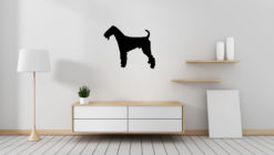 Silhouette hond - Airedale Terrier