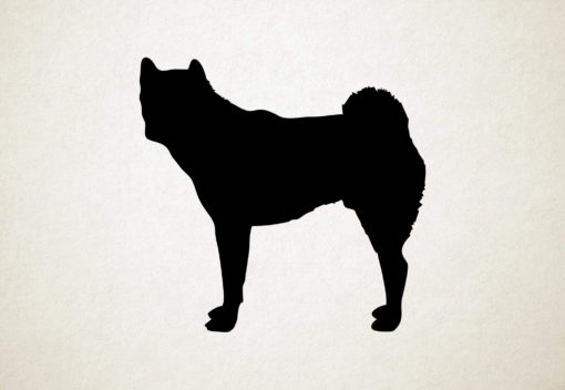 Silhouette hond - Akita