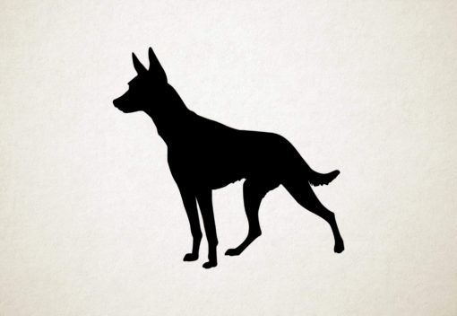 Silhouette hond - Andalusian Hound - Andalusische hond