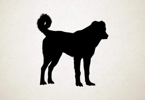 Silhouette hond - Armenian Gampr Dog - Armeense Gampr Hond