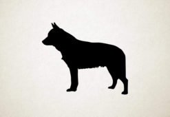 Silhouette hond - Australian Cattle Dog - Australische herder