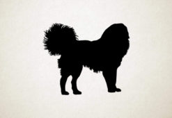 Silhouette hond - Himalayan Sheepdog - Himalaya-herdershond