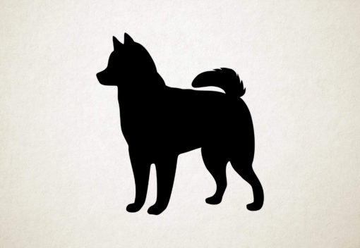 Silhouette hond - Husky Schor