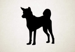 Silhouette hond - Indian Pariah Dog - Indiase Pariah Hond