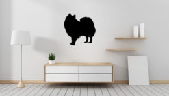 Silhouette hond - Indian Spitz - Indiase spits
