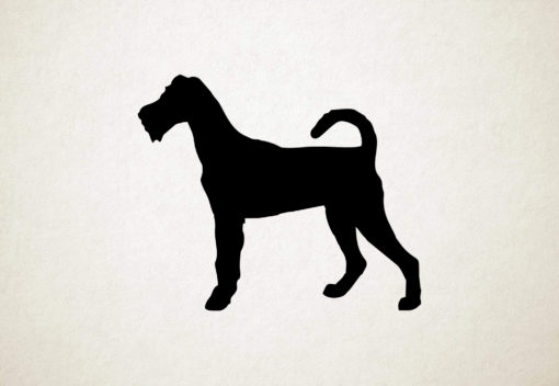 Silhouette hond - Irish Terrier - Ierse Terriër