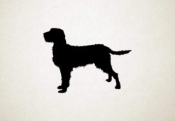 Silhouette hond - Istrian Coarse-haired Hound - Istrische ruwharige hond