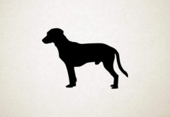 Silhouette hond - Istrian Shorthaired Hound - Istrische kortharige hond
