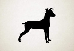 Silhouette hond - Japanese Terrier - Japanse Terriër