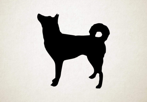 Silhouette hond - Jindo