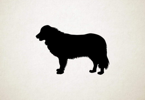 Silhouette hond - Karst Shepherd - Karst herder