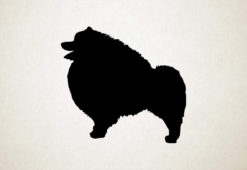 Silhouette hond - Keeshound - Keeshound