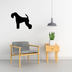 Silhouette hond - Kerry Blue Terrier