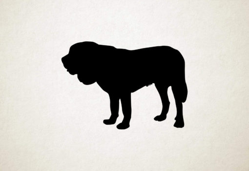 Silhouette hond - Kumaon Mastiff