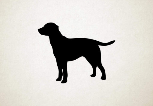 Silhouette hond - Labrador