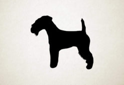 Silhouette hond - Lakeland Terrier