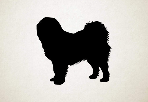 Silhouette hond - Moscow Water Dog - Moskou Waterhond