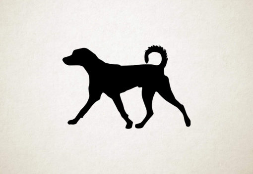 Silhouette hond - Mountain Cur