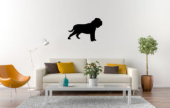 Silhouette hond - Neapolitan Mastiff - Napolitaanse Mastiff