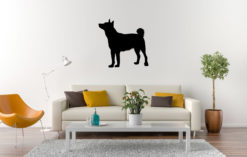 Silhouette hond - Norwegian Buhund - Noorse Buhund