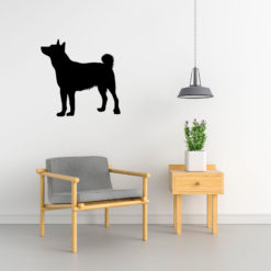 Silhouette hond - Norwegian Buhund - Noorse Buhund
