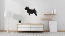 Silhouette hond - Norwich Terrier
