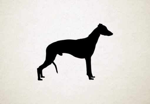 Silhouette hond - Old Croatian Sighthound - Oude Kroatische windhond