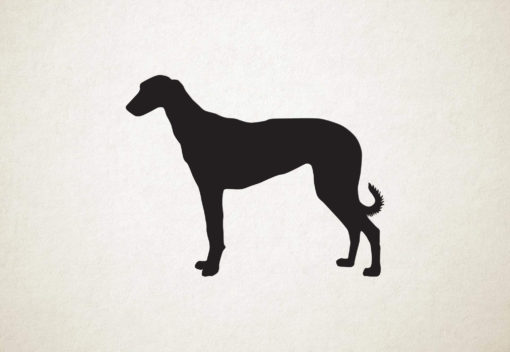 Silhouette hond - Polish Greyhound - Poolse windhond