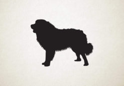 Silhouette hond - Polish Tatra Sheepdog - Poolse Tatra-herdershond