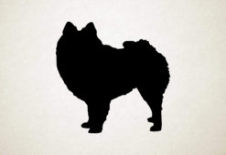 Silhouette hond - Pomeranian - Pommeren