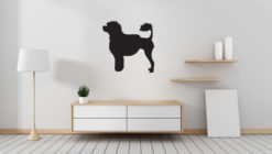 Silhouette hond - Portuguese Water Dog - Portugese Waterhond