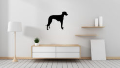 Silhouette hond - Rampur Greyhound