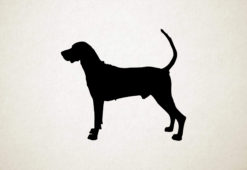 Silhouette hond - Redbone Coonhound