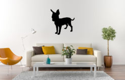 Silhouette hond - Russian Toy