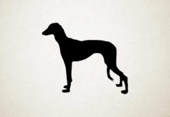 Silhouette hond - Saluki